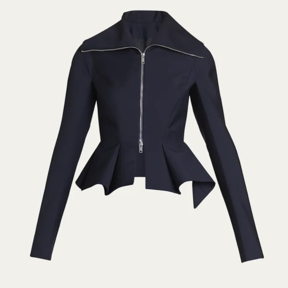 Givenchy Jackets & Blazers - Givenchy Peplum Zip Front Blazer Jacket